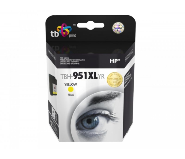 TB Print Tusz do HP OJ Pro 8100 ŻÓŁTY refabrykowany TBH-951XLYR - 294427 - zdjęcie